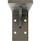 Ekena Millwork Embrey Steel Bracket, Hammered Silver 2"W x 6"D x 3 3/4"H BKTM02X06X03EBHSV - alternate 2